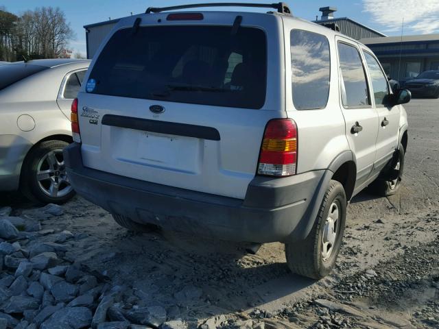 1FMYU03192KA35781 - 2002 FORD ESCAPE XLT SILVER photo 4