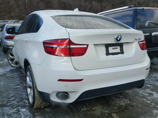 5UXFG2C58E0C45422 - 2014 BMW X6 XDRIVE3 WHITE photo 3