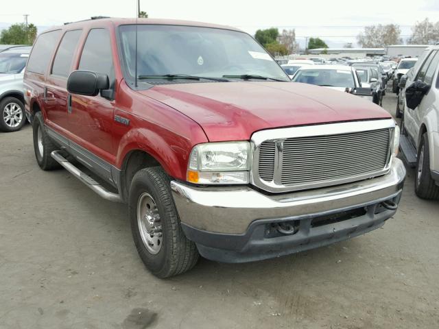 1FMNU40L03EB44808 - 2003 FORD EXCURSION RED photo 1