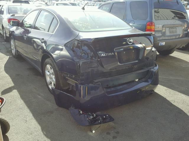 1N4CL21E37C209354 - 2007 NISSAN ALTIMA HYB BLUE photo 3