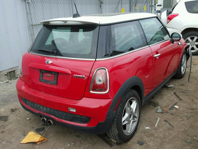 WMWMF7C50ATX45411 - 2010 MINI COOPER S RED photo 4