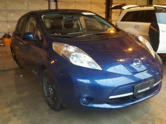 1N4BZ0CP9GC314199 - 2016 NISSAN LEAF SV BLUE photo 1