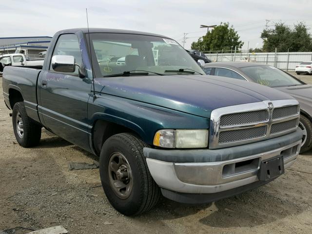 1B7HC16Z9SS178079 - 1995 DODGE RAM 1500 GREEN photo 1