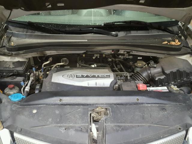 2HNYD28688H547630 - 2008 ACURA MDX TECHNO SILVER photo 7