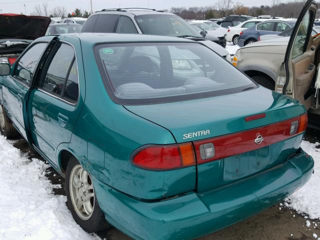 3N1AB41D7XL102709 - 1999 NISSAN SENTRA BAS GREEN photo 3