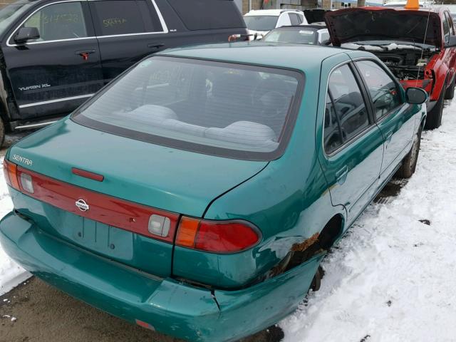 3N1AB41D7XL102709 - 1999 NISSAN SENTRA BAS GREEN photo 4