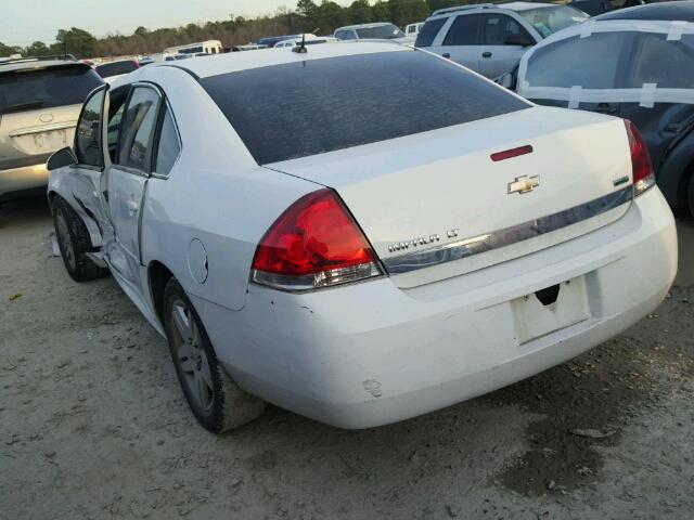 2G1WB5EK6B1120347 - 2011 CHEVROLET IMPALA LT WHITE photo 3