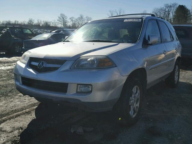 2HNYD186X6H543652 - 2006 ACURA MDX TOURIN SILVER photo 2