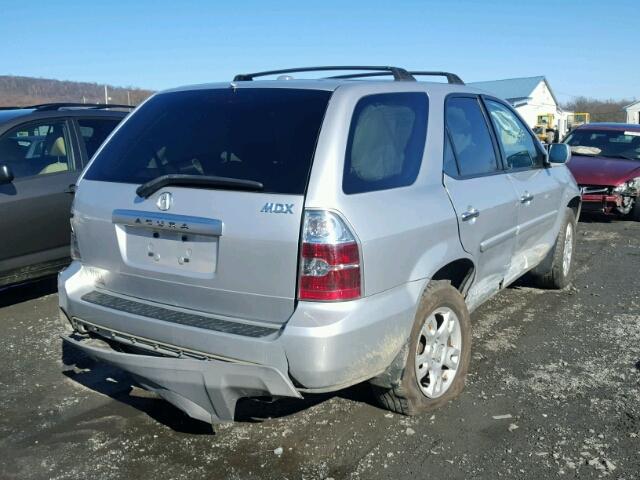 2HNYD186X6H543652 - 2006 ACURA MDX TOURIN SILVER photo 4