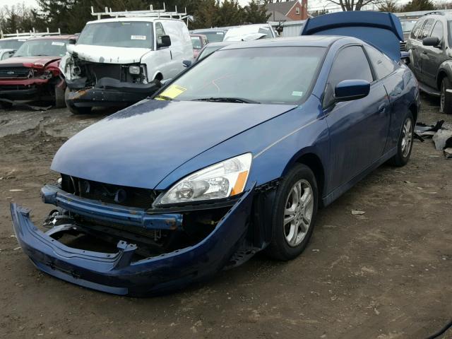 1HGCM72706A020306 - 2006 HONDA ACCORD EX BLUE photo 2