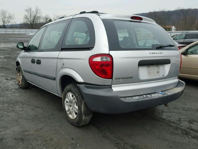 1D4GP25B85B418935 - 2005 DODGE CARAVAN SE SILVER photo 3