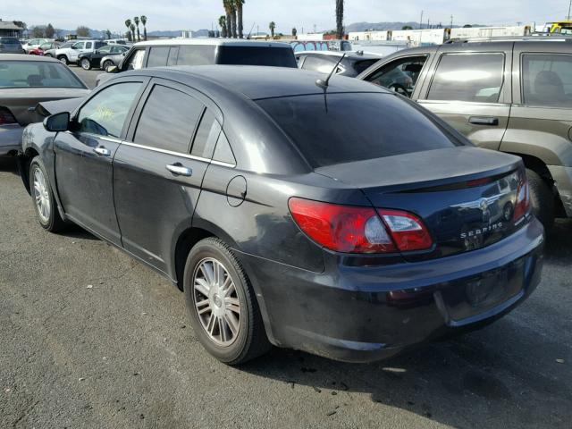 1C3LC66K97N527469 - 2007 CHRYSLER SEBRING LI BLACK photo 3