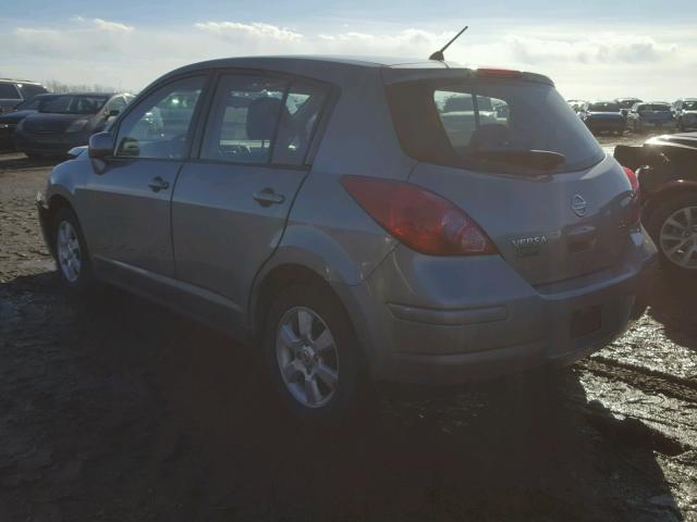 3N1BC13E09L410510 - 2009 NISSAN VERSA S GRAY photo 3