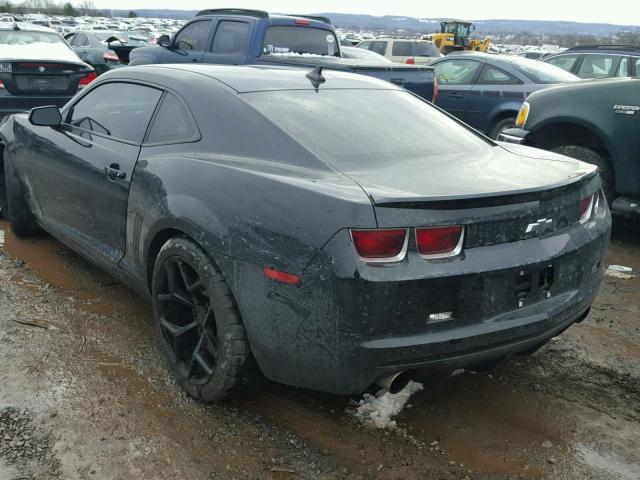 2G1FK1EJ3A9123576 - 2010 CHEVROLET CAMARO SS BLACK photo 3