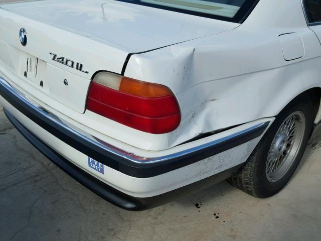WBAGJ8322VDL42196 - 1997 BMW 740 IL WHITE photo 9