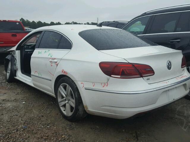 WVWBN7AN4DE547598 - 2013 VOLKSWAGEN CC SPORT WHITE photo 3