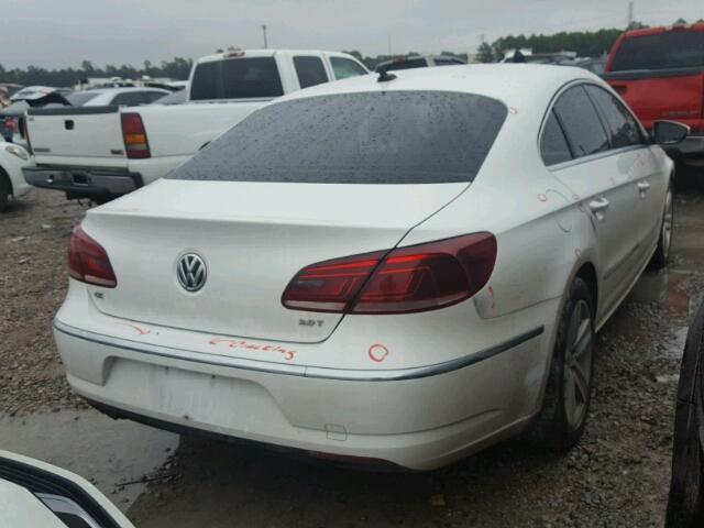 WVWBN7AN4DE547598 - 2013 VOLKSWAGEN CC SPORT WHITE photo 4