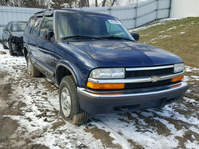 1GNDT13W5X2170195 - 1999 CHEVROLET BLAZER BLUE photo 1