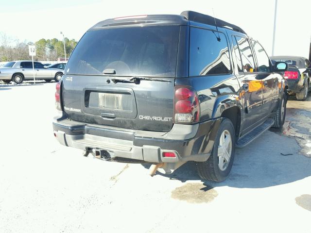 1GNES16S636154025 - 2003 CHEVROLET TRAILBLAZE BLACK photo 4