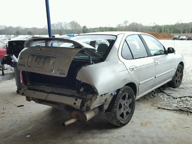 3N1CB51D56L462235 - 2006 NISSAN SENTRA 1.8 SILVER photo 4