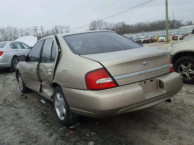 1N4DL01D71C164698 - 2001 NISSAN ALTIMA XE GOLD photo 3