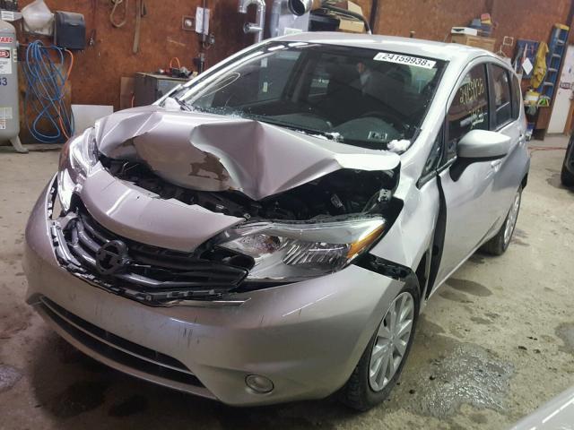 3N1CE2CP5FL367056 - 2015 NISSAN VERSA NOTE SILVER photo 2