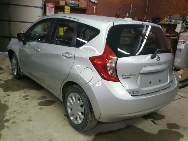 3N1CE2CP5FL367056 - 2015 NISSAN VERSA NOTE SILVER photo 3