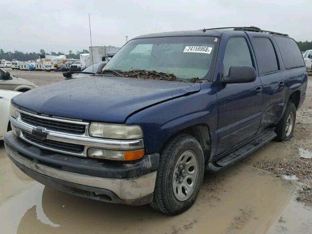 1GNEC16Z92J149598 - 2002 CHEVROLET SUBURBAN C BLUE photo 2