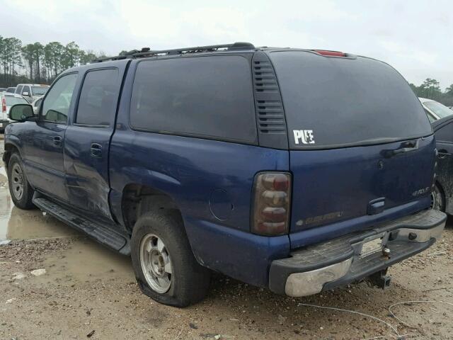 1GNEC16Z92J149598 - 2002 CHEVROLET SUBURBAN C BLUE photo 3