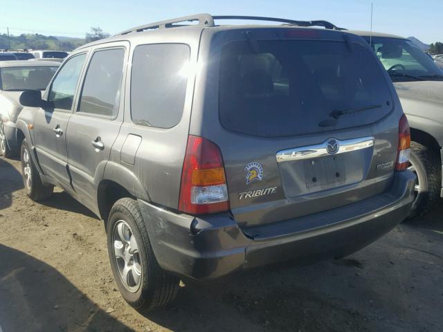 4F2YZ04194KM06915 - 2004 MAZDA TRIBUTE LX CHARCOAL photo 3