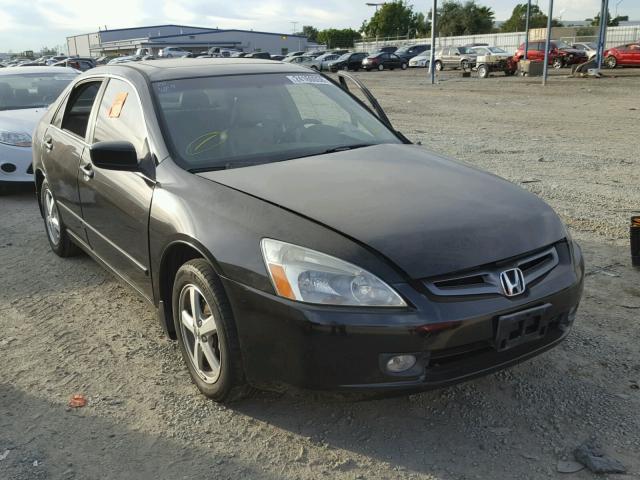 JHMCM56854C008366 - 2004 HONDA ACCORD EX BLACK photo 1