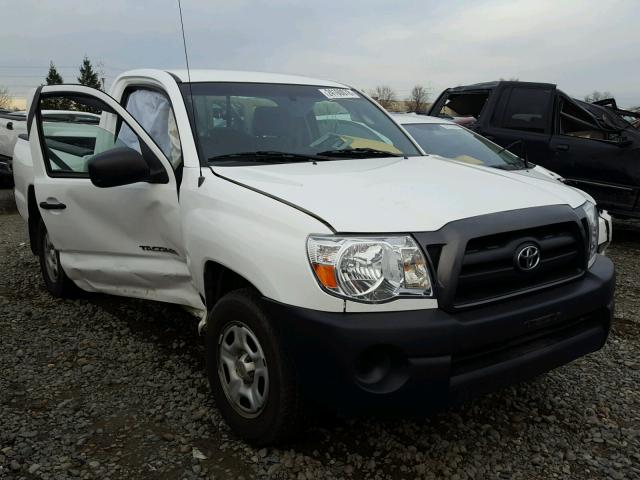 5TENX22N59Z638098 - 2009 TOYOTA TACOMA WHITE photo 1