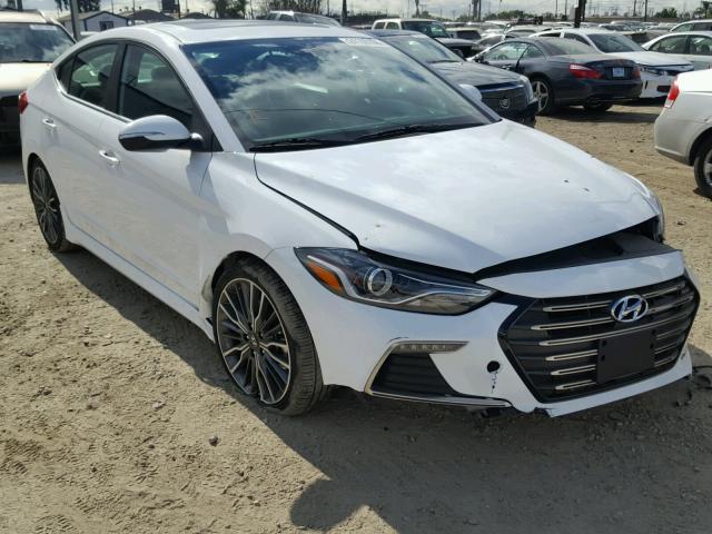 KMHD04LB5JU526507 - 2018 HYUNDAI ELANTRA SP WHITE photo 1