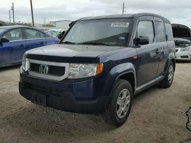 5J6YH18389L003346 - 2009 HONDA ELEMENT LX BLUE photo 2