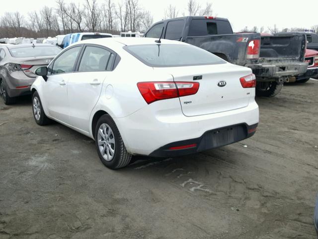 KNADM4A39D6211042 - 2013 KIA RIO LX Սպիտակ լուսանկար 3
