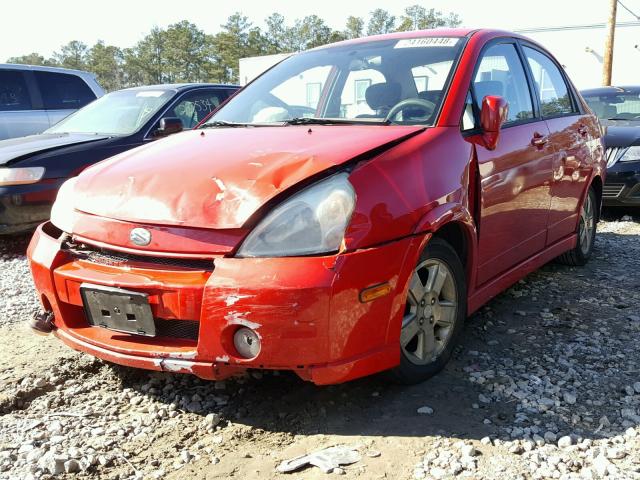 JS2RA41S535162800 - 2003 SUZUKI AERIO S RED photo 2