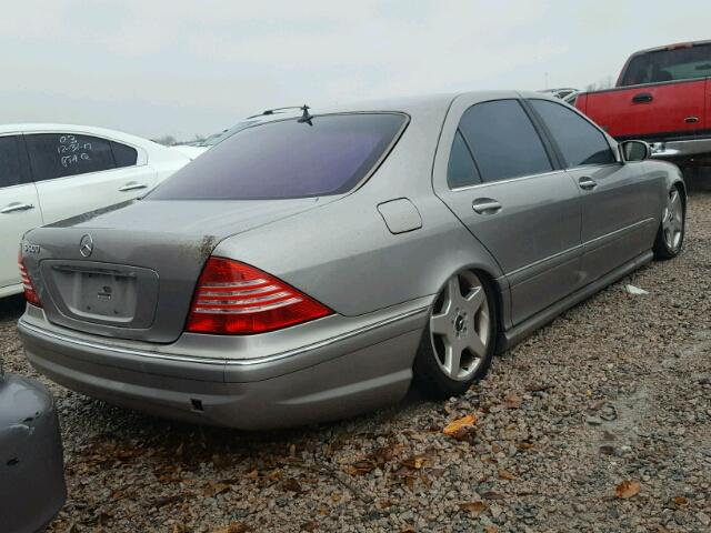 WDBNG75JX3A357453 - 2003 MERCEDES-BENZ S 500 SILVER photo 4