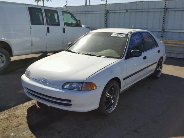 JHMEG865XSS027621 - 1995 HONDA CIVIC LX WHITE photo 2