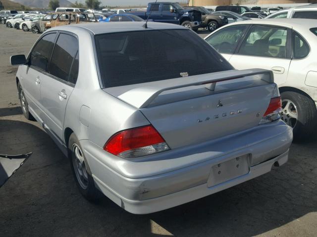 JA3AJ86E33U090937 - 2003 MITSUBISHI LANCER OZ SILVER photo 3