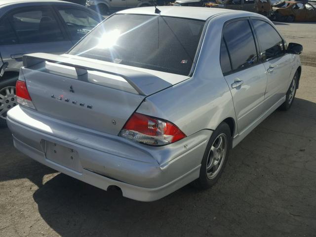 JA3AJ86E33U090937 - 2003 MITSUBISHI LANCER OZ SILVER photo 4