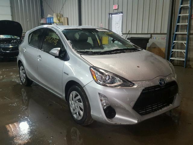 JTDKDTB36F1087704 - 2015 TOYOTA PRIUS C SILVER photo 1