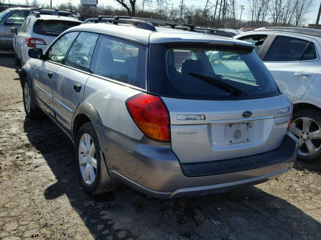 4S4BP61C367340545 - 2006 SUBARU LEGACY OUT SILVER photo 3