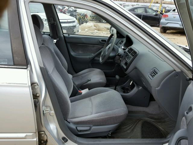 2HGEJ6611XH539322 - 1999 HONDA CIVIC BASE SILVER photo 5