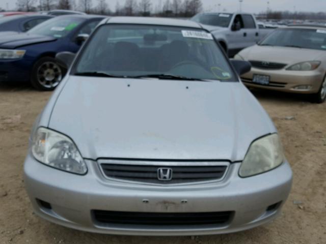 2HGEJ6611XH539322 - 1999 HONDA CIVIC BASE SILVER photo 9