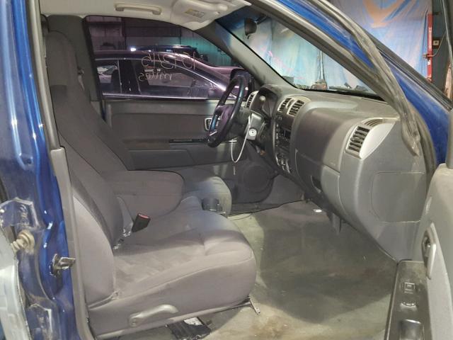 1GCDT136658146975 - 2005 CHEVROLET COLORADO BLUE photo 5