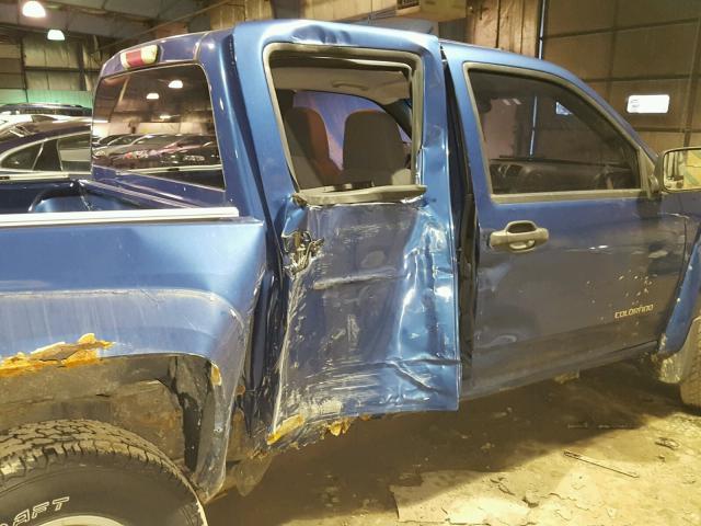 1GCDT136658146975 - 2005 CHEVROLET COLORADO BLUE photo 9