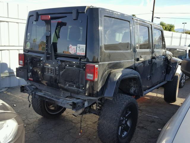 1C4BJWDG1FL523163 - 2015 JEEP WRANGLER U BLACK photo 4