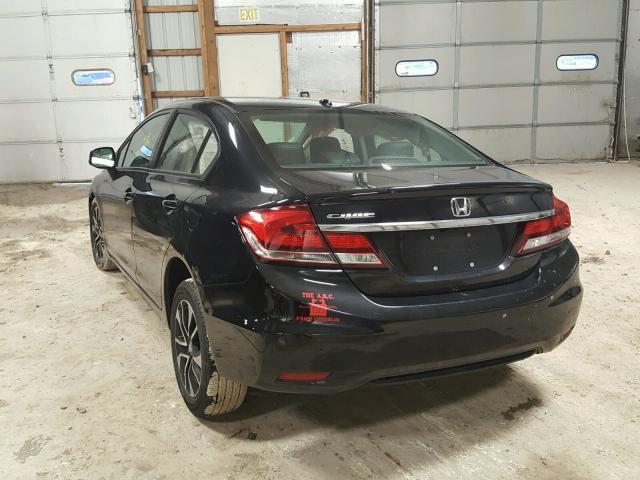 19XFB2F98DE056352 - 2013 HONDA CIVIC EXL 黑色 照片 3