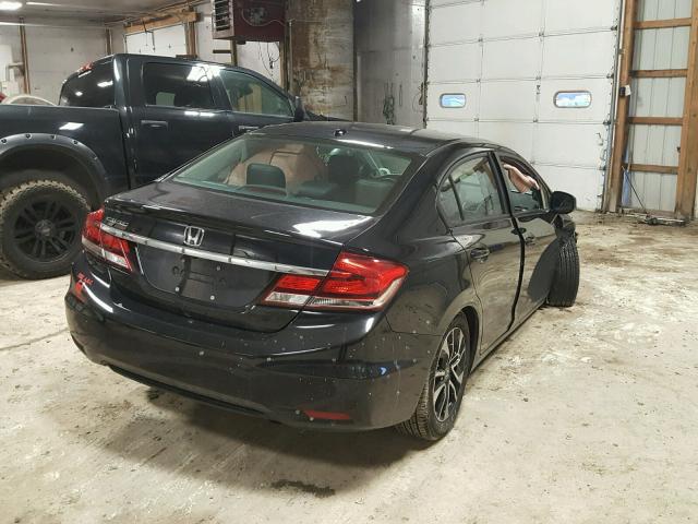 19XFB2F98DE056352 - 2013 HONDA CIVIC EXL 黑色 照片 4