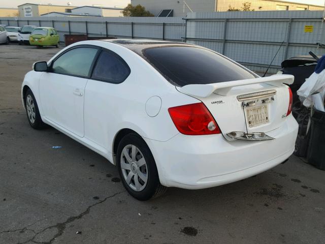 JTKDE167480243599 - 2008 TOYOTA SCION TC WHITE photo 3